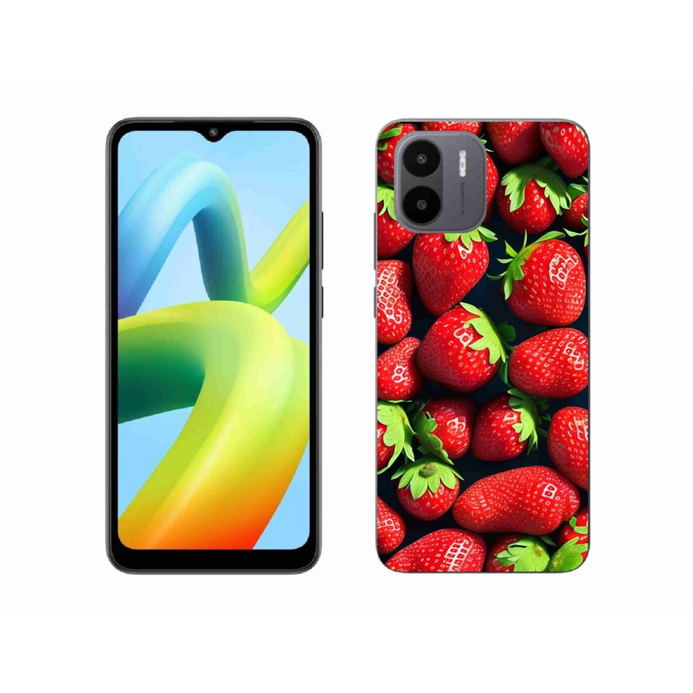 Gelový kryt mmCase na Xiaomi Redmi A1/Redmi A2 - jahody