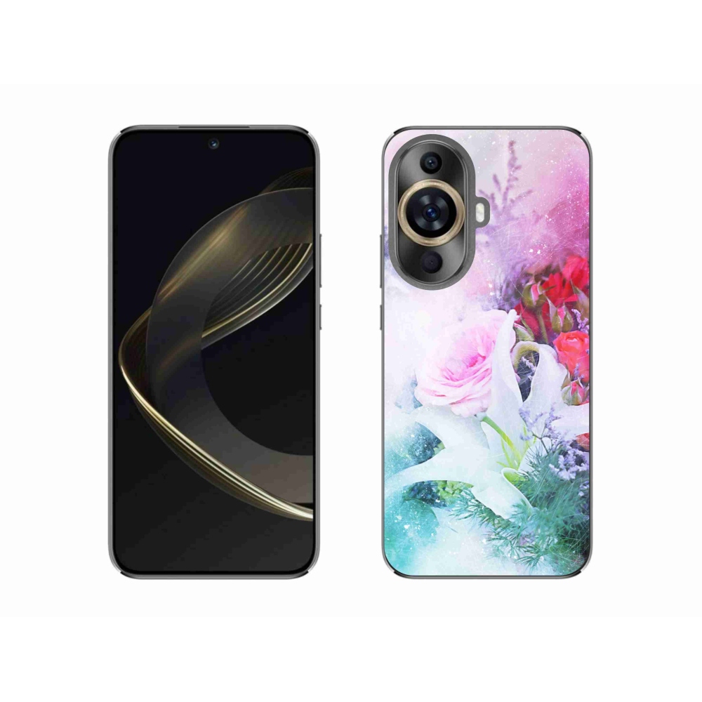Gelový kryt mmCase na Huawei Nova 11 - květiny 4
