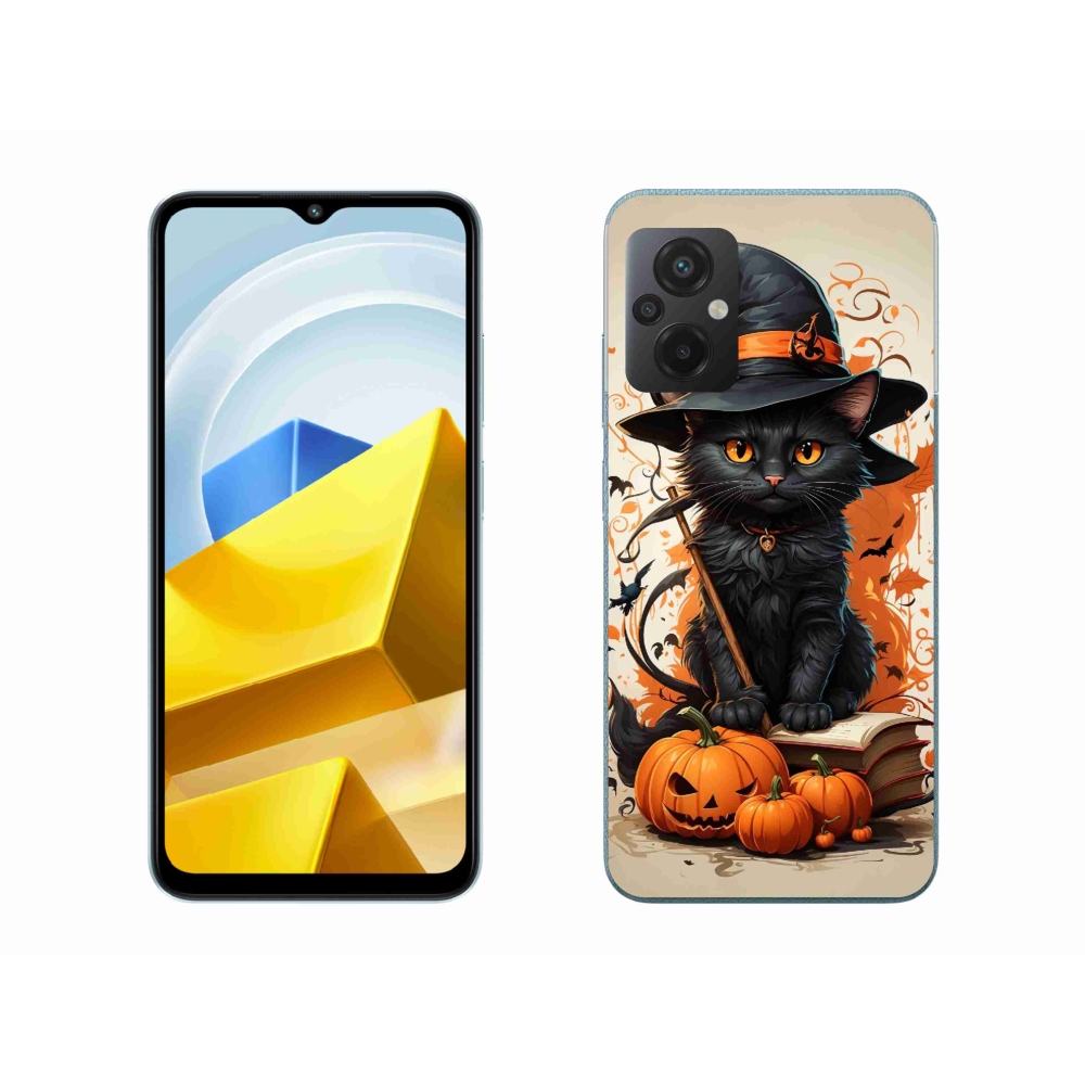 Gelový kryt mmCase na Xiaomi Poco M5 4G - kocour čaroděj