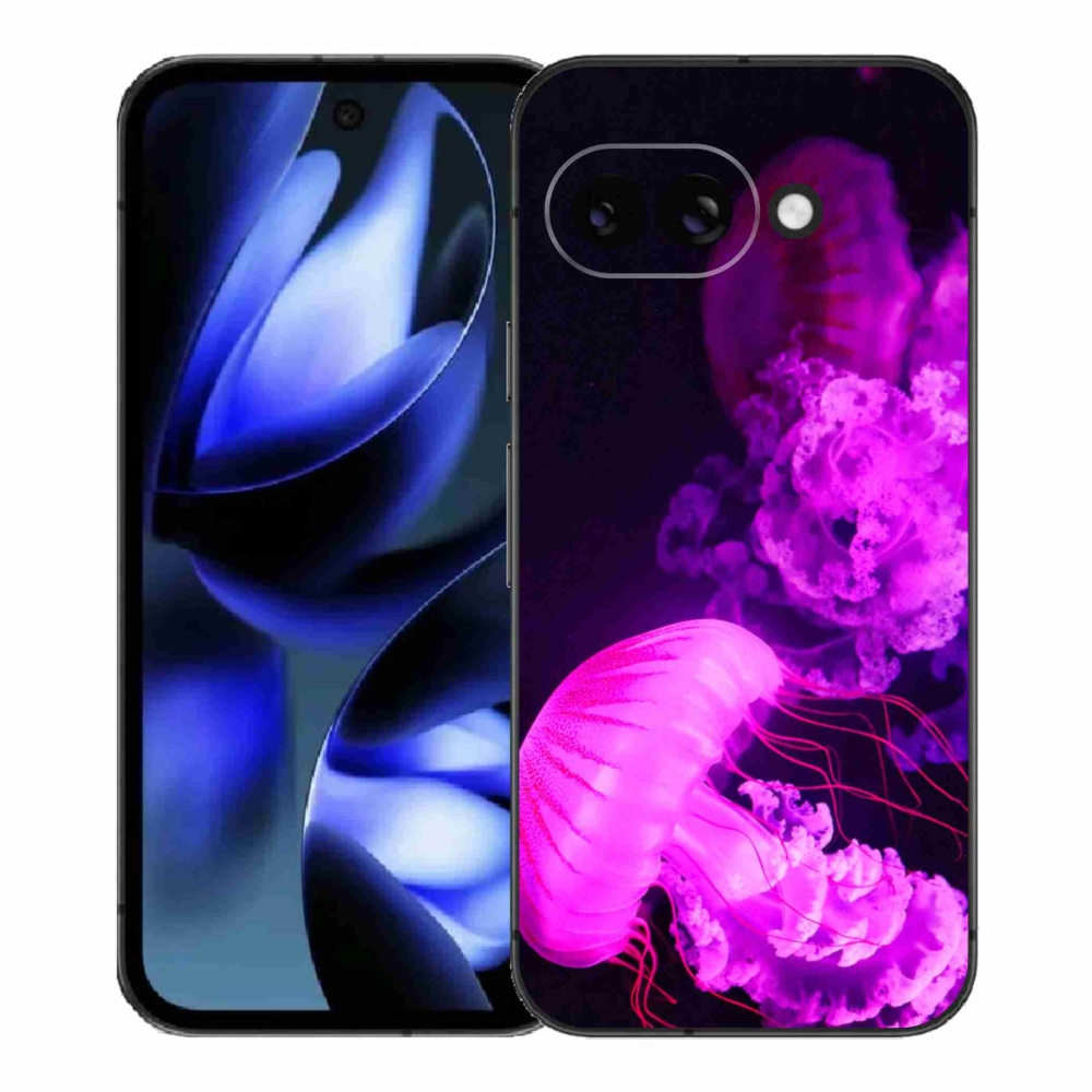 Gelový kryt mmCase na Google Pixel 9a - medúza 1
