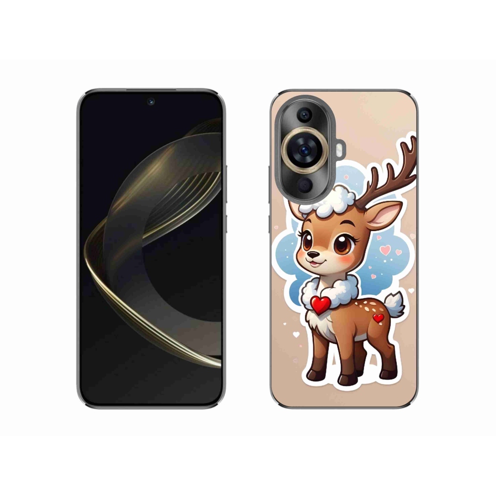 Gelový kryt mmCase na Huawei Nova 11 - kreslený sob