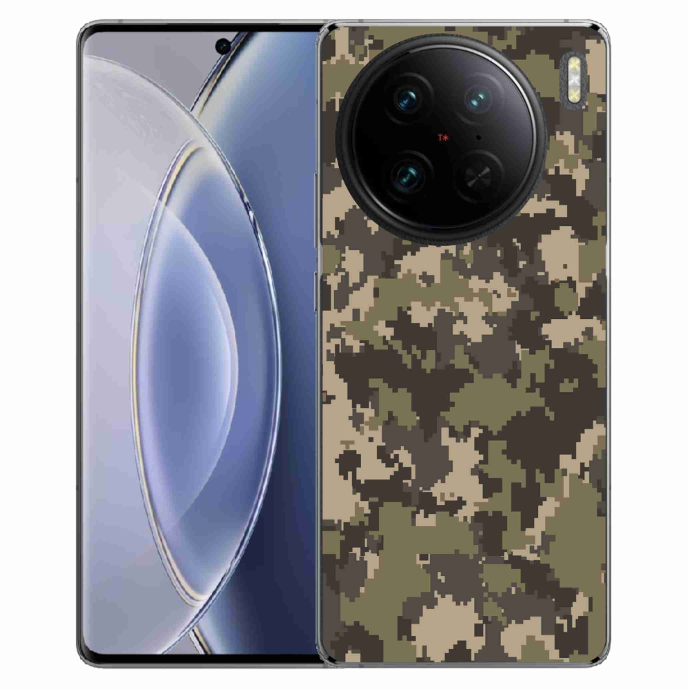Gelový kryt mmCase na Vivo X90 Pro - maskáčový vzor 12