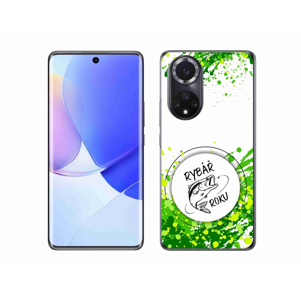 Gelový kryt mmCase na Huawei Nova 9 - rybář roku bílé pozadí