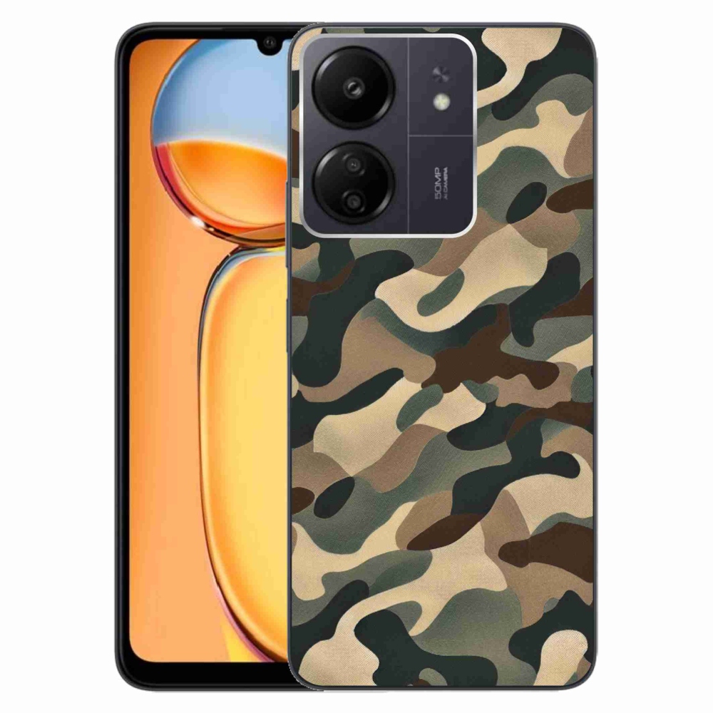 Gelový kryt mmCase na Xiaomi Poco C65/Redmi 13C - maskáčový vzor 11
