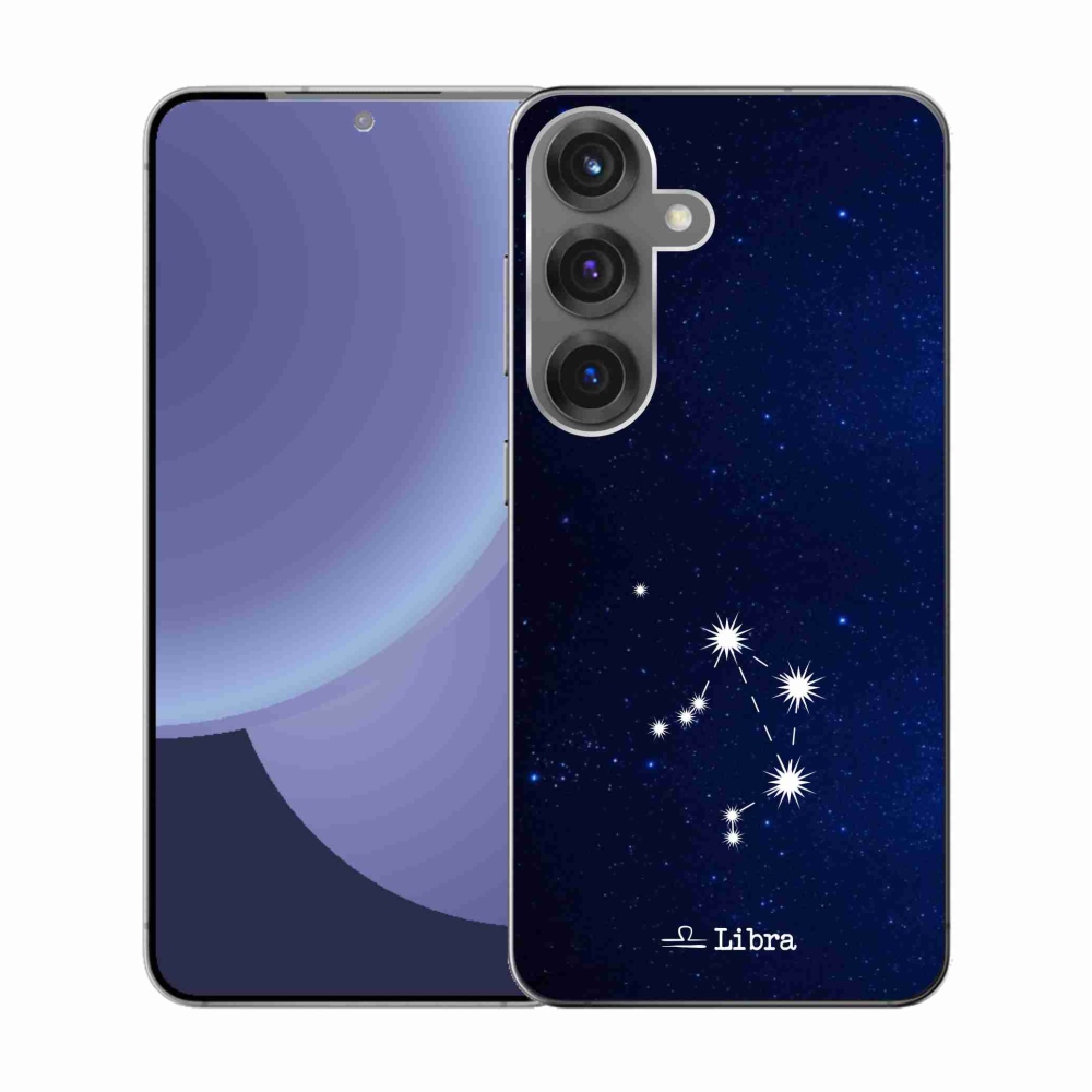 Gelový kryt mmCase na Samsung Galaxy S25 - souhvězdí Váhy