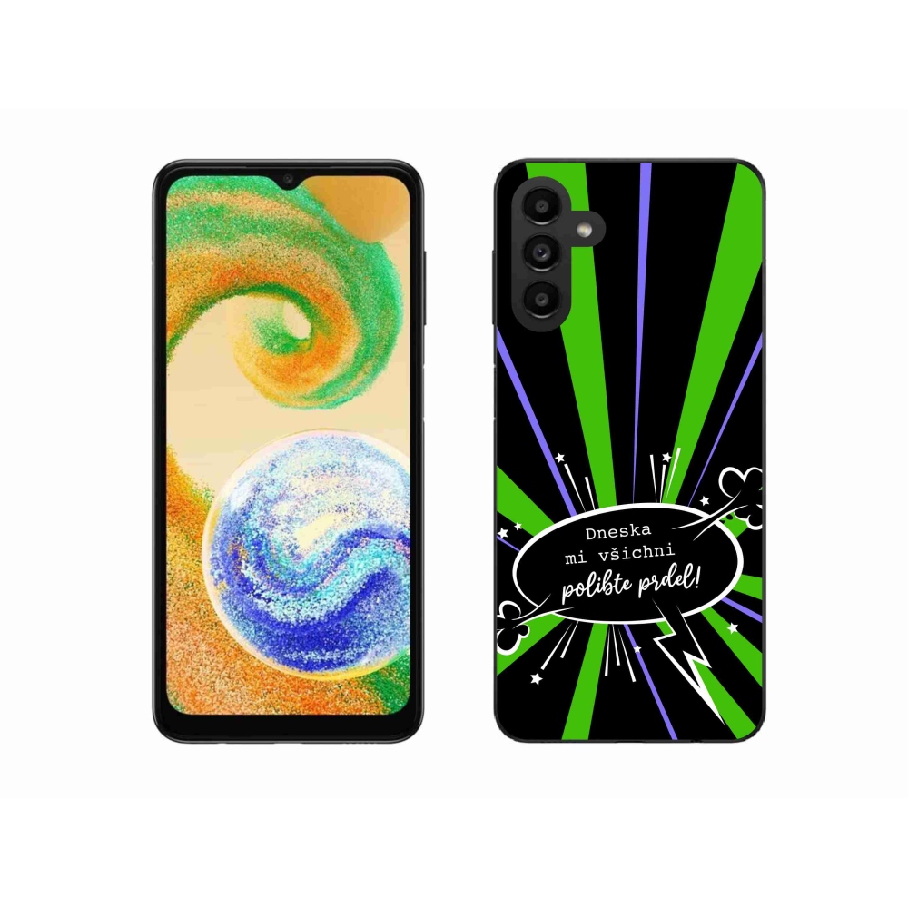 Gelový kryt mmCase na Samsung Galaxy A04s (164.7x76.7x9.1mm) - vtipný text 15 černé pozadí