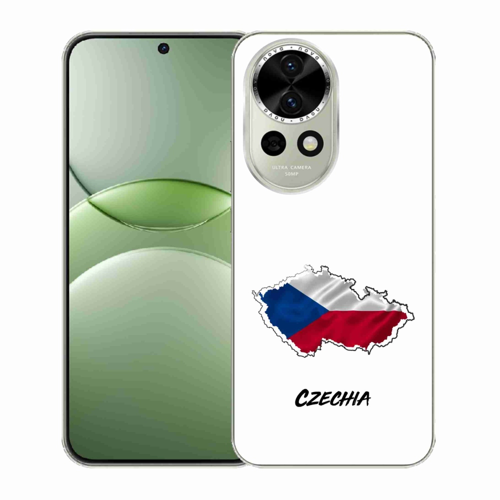 Gelový kryt mmCase na Huawei Nova 13 5G - Czechia bílé pozadí