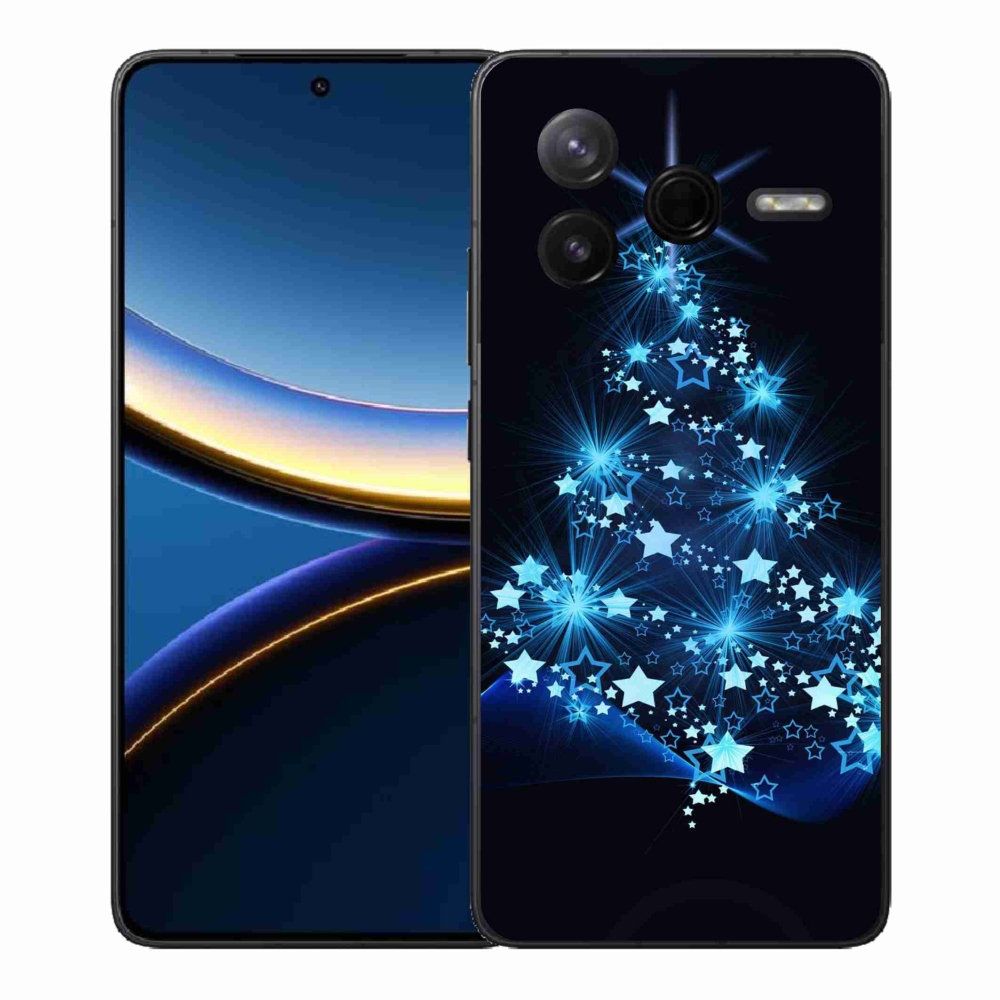 Gelový kryt mmCase na Xiaomi Poco F7 Pro - vánoční stromek