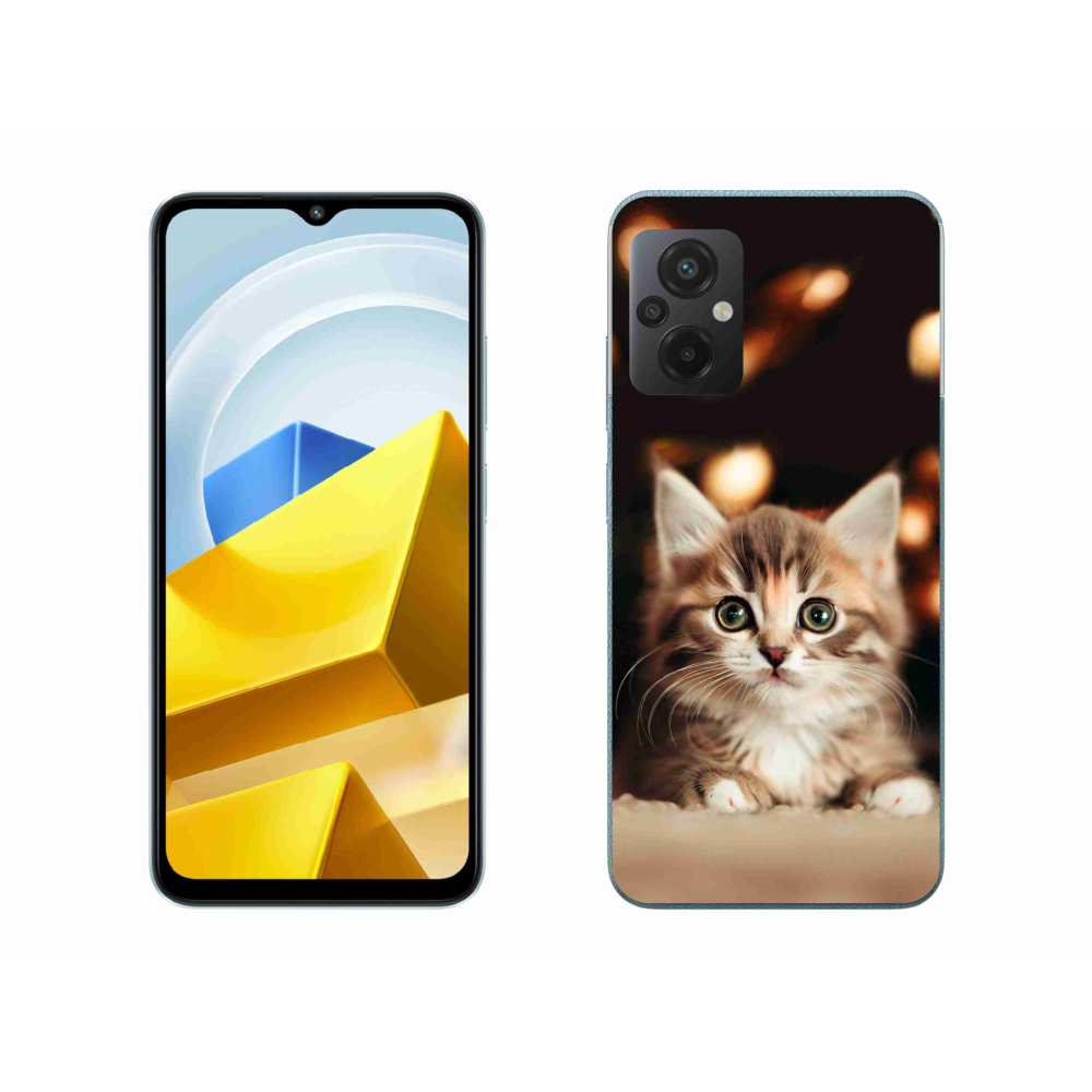 Gelový kryt mmCase na Xiaomi Poco M5 4G - roztomilé kotě 2