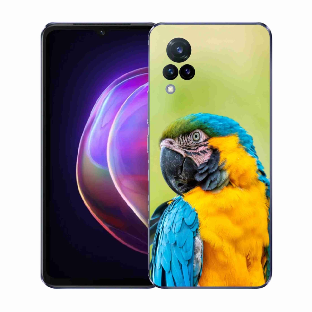 Gelový kryt mmCase na Vivo V21 4G/5G - papoušek ara 2