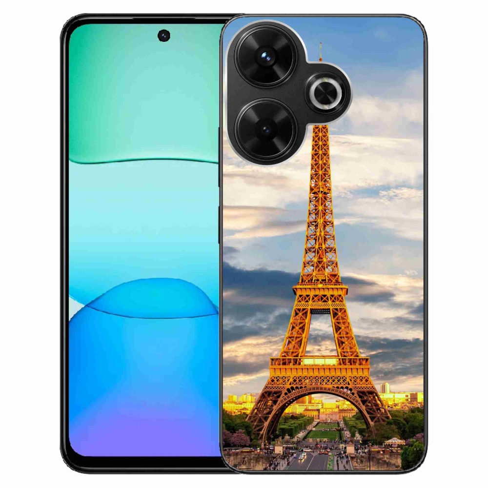 Gelový kryt mmCase na Xiaomi Redmi 13 4G/Poco M6 4G - eiffelova věž 3