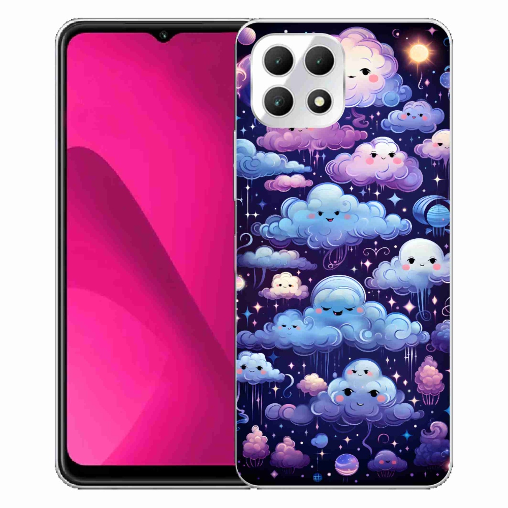 Gelový kryt mmCase na T-Mobile T Phone 2 - mráčky