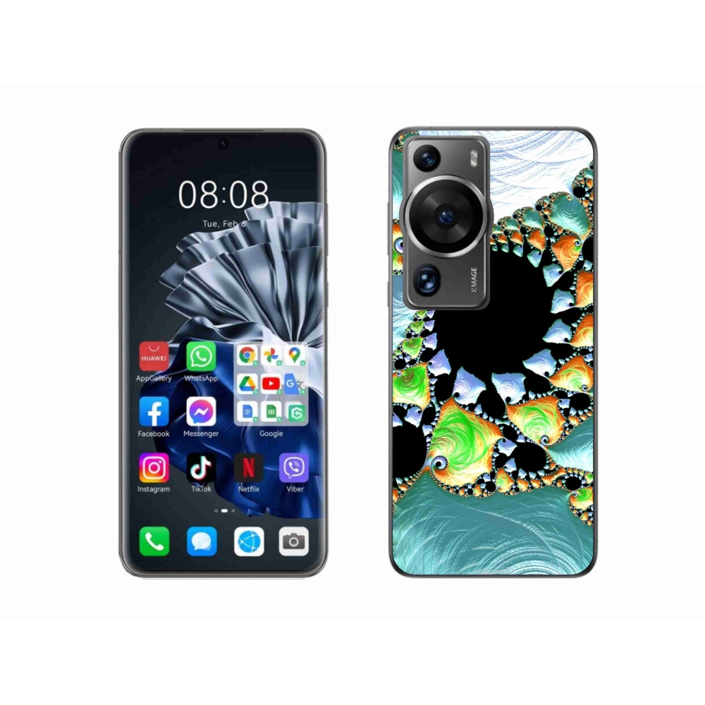 Gelový kryt mmCase na Huawei P60 Pro - abstraktní motiv 21