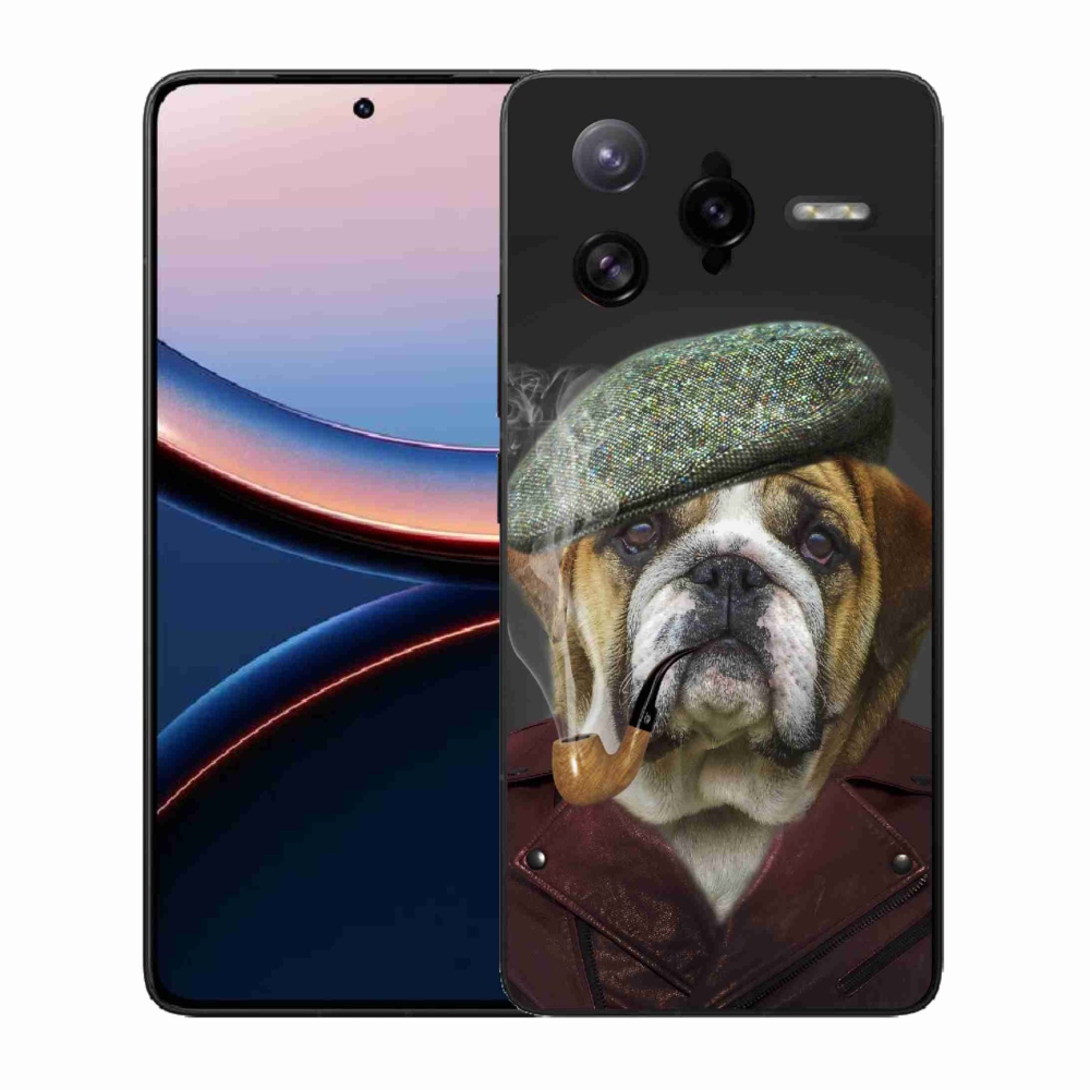 Gelový kryt mmCase na Xiaomi Poco F7 Ultra - pes s fajfkou