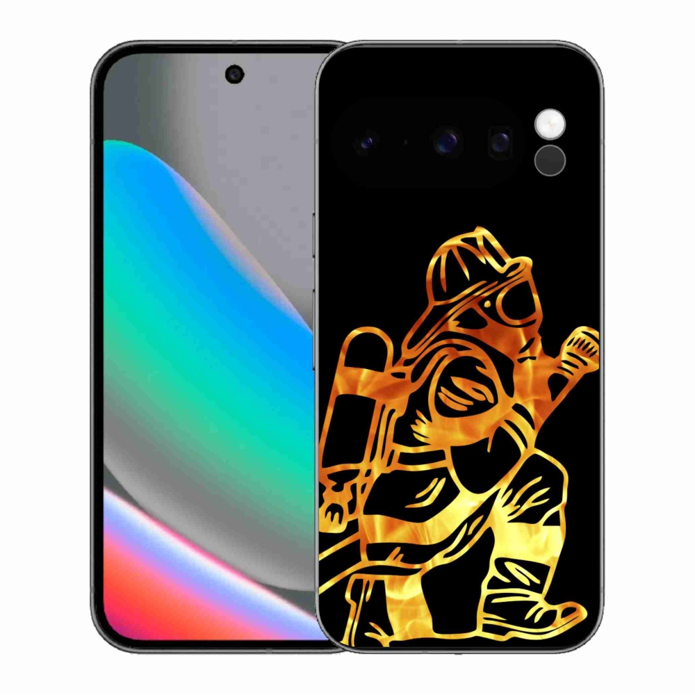 Gelový kryt mmCase na Google Pixel 10 Pro - hasič 1