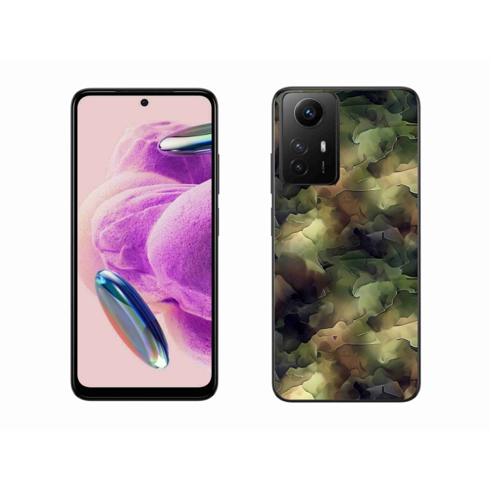 Gelový kryt mmCase na Xiaomi Redmi Note 12S - maskáčový vzor 10