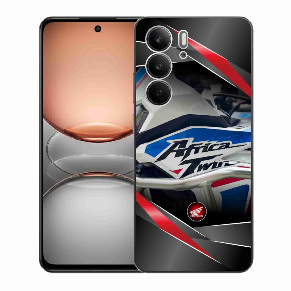 Gelový kryt mmCase na Realme C75 - motorka honda