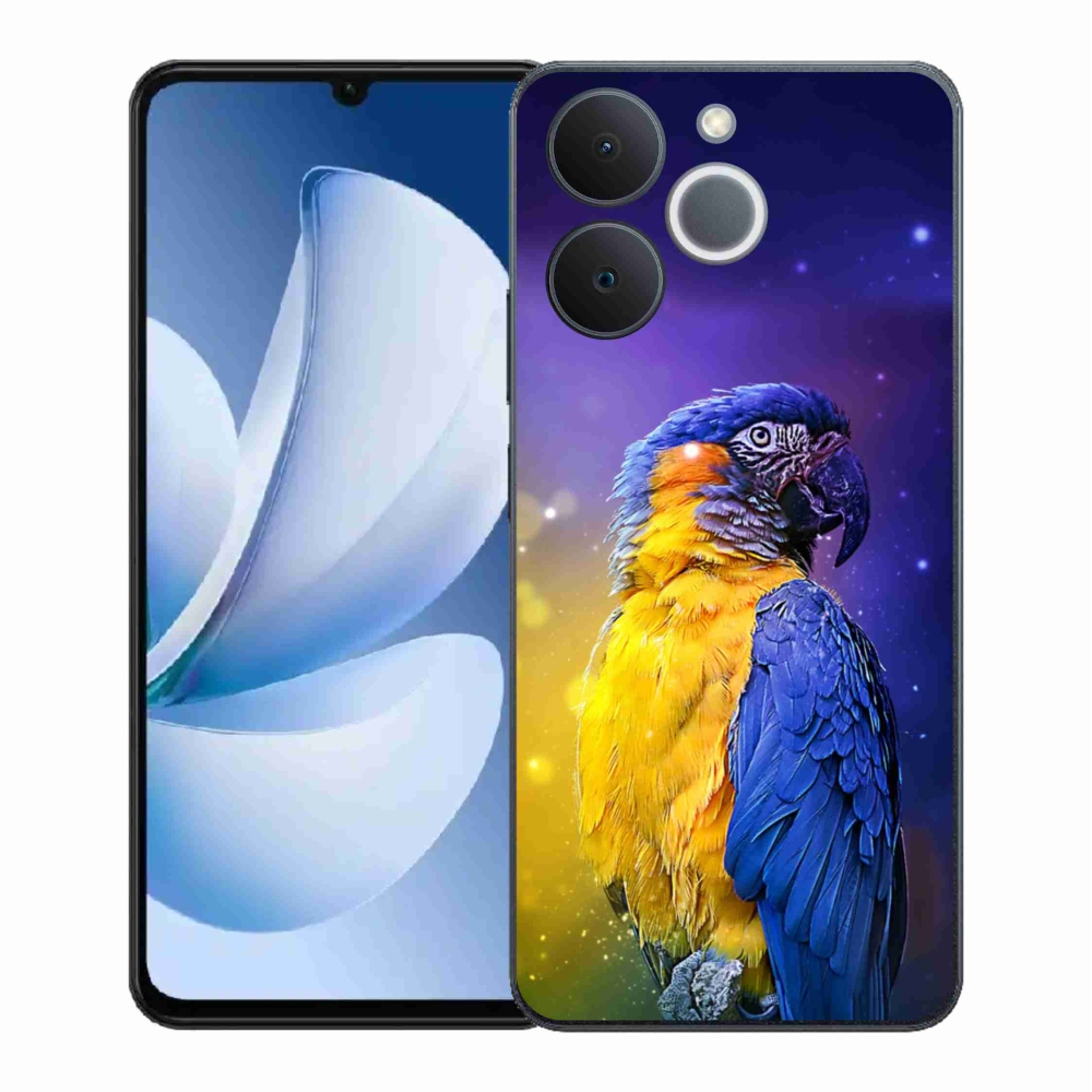 Gelový kryt mmCase na Realme Note 70T - papoušek ara 1