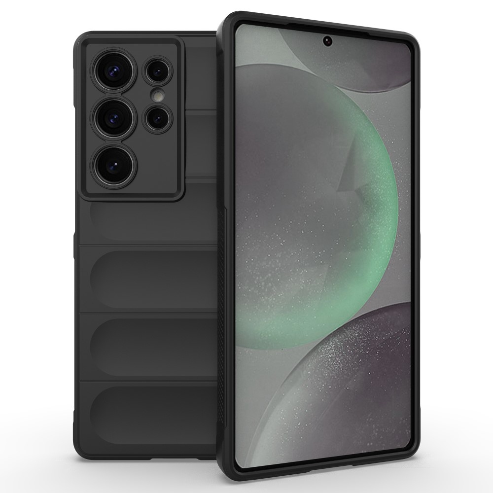 Rugg odolný gelový obal na Samsung Galaxy S25 Ultra - černý