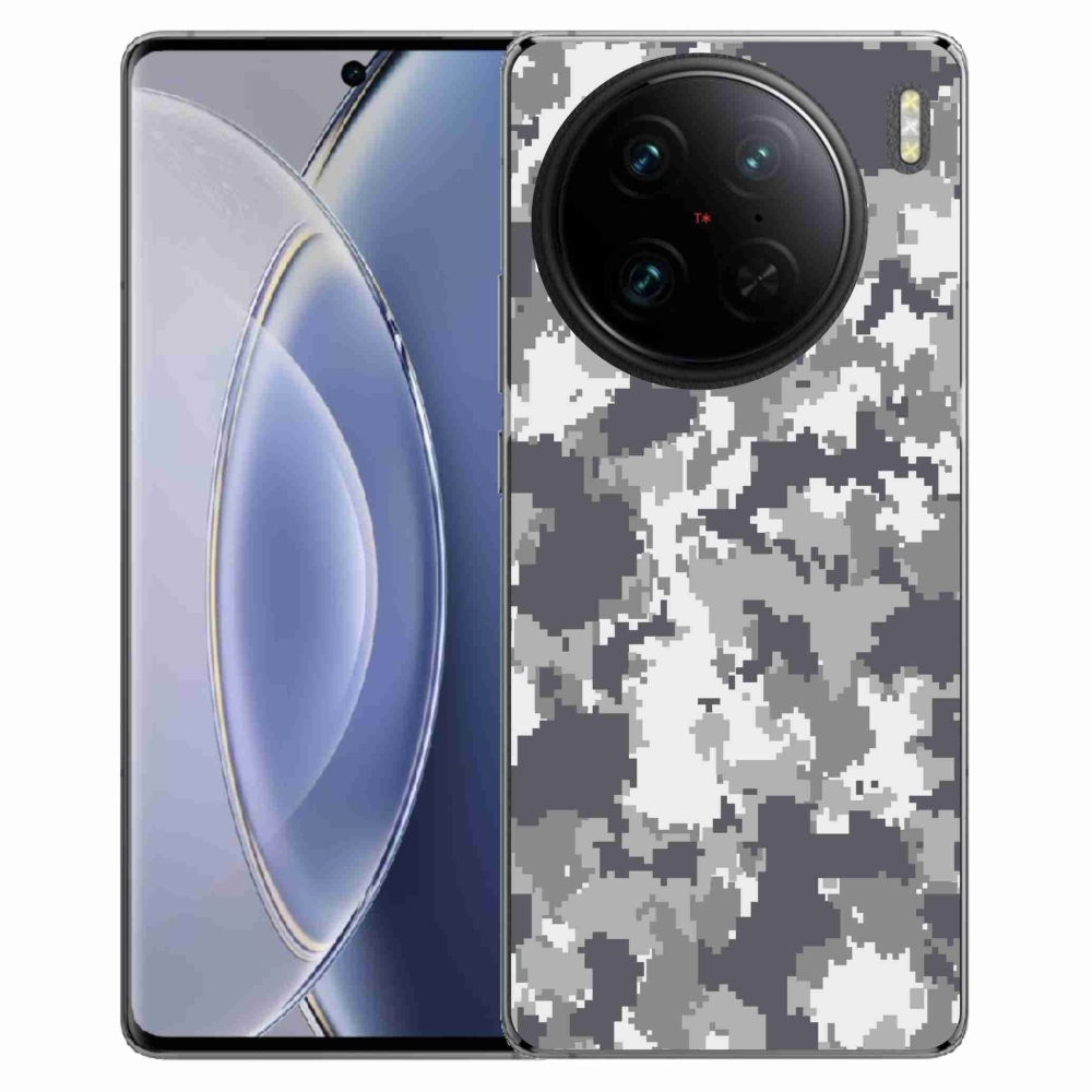 Gelový kryt mmCase na Vivo X90 Pro - maskáčový vzor 2