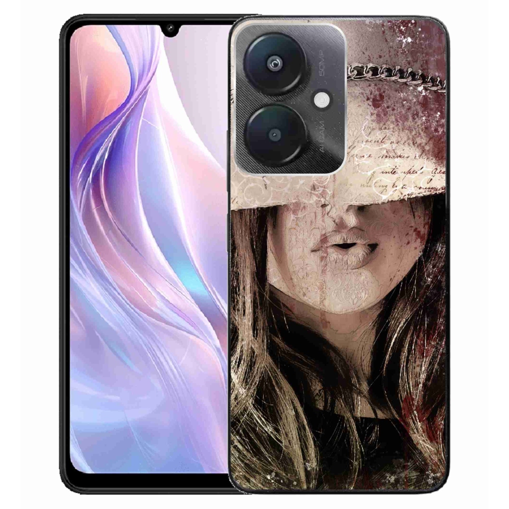 Gelový kryt mmCase na Xiaomi Redmi 13C 5G - dívka