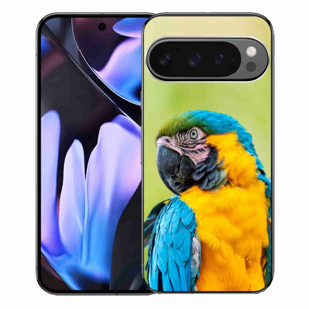 Gelový obal mmCase na Google Pixel 9 Pro XL - papoušek ara 2