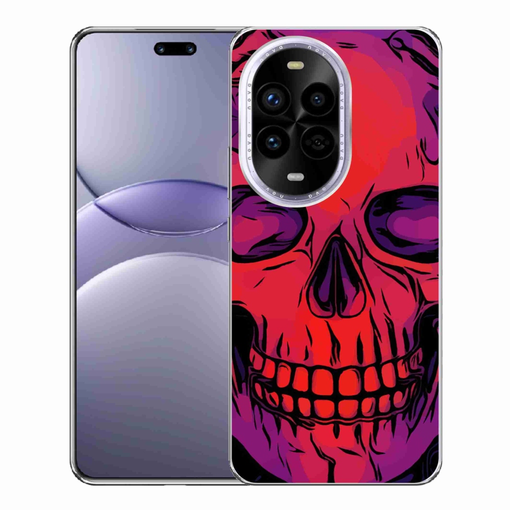 Gelový kryt mmCase na Huawei Nova 13 Pro 5G - lebka