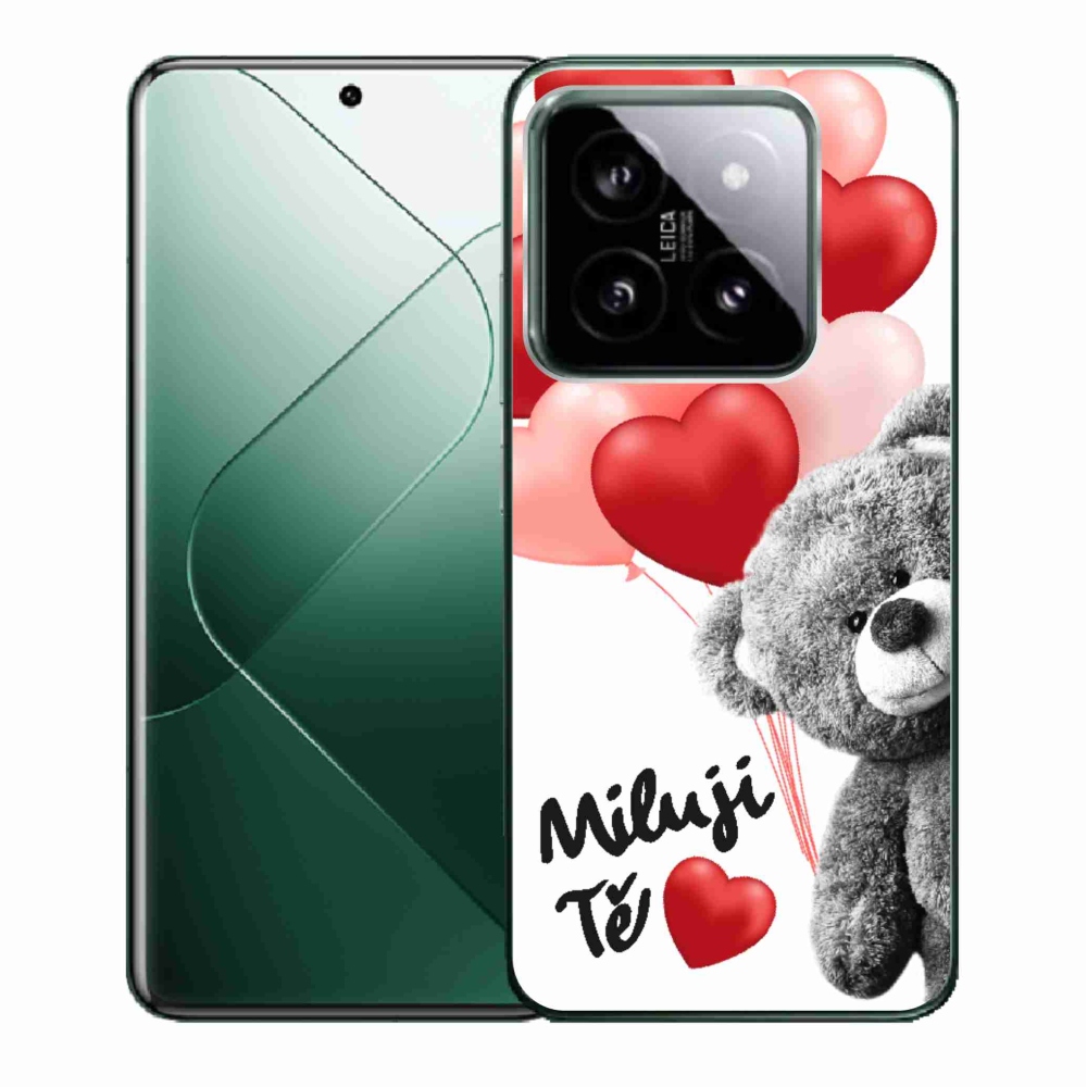 Gelový kryt mmCase na Xiaomi 14 - miluji Tě