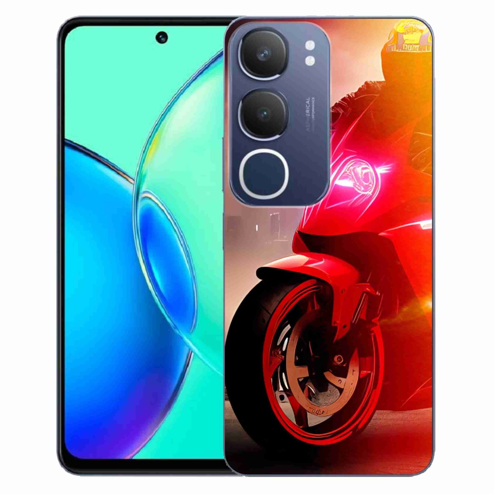 Gelový kryt mmCase na Vivo Y19s - motorka