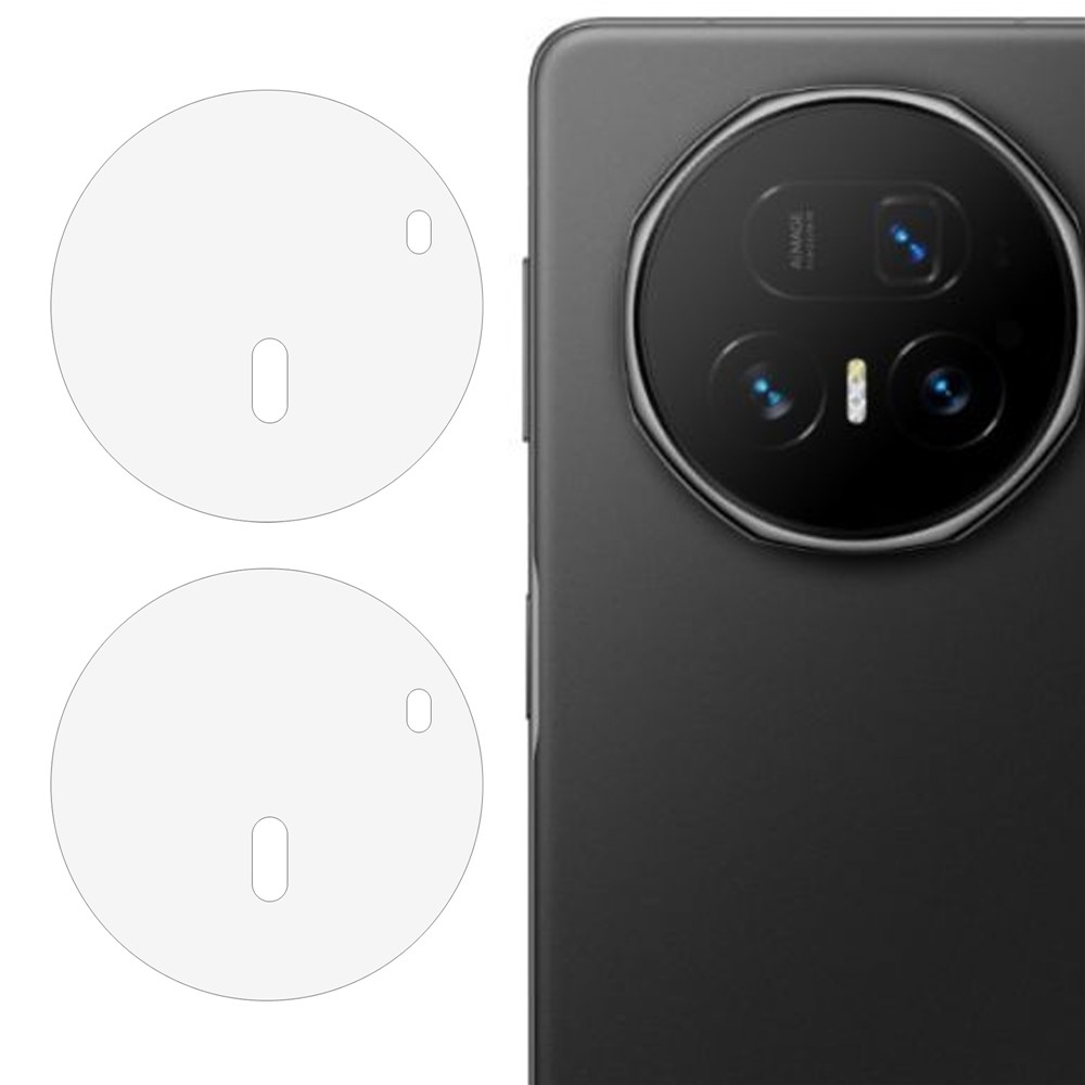 2.5D sklo čočky fotoaparátu na mobil Honor Magic V5 - černé 2ks