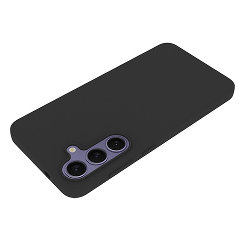 Matný gelový obal na Samsung Galaxy S25+ - černý
