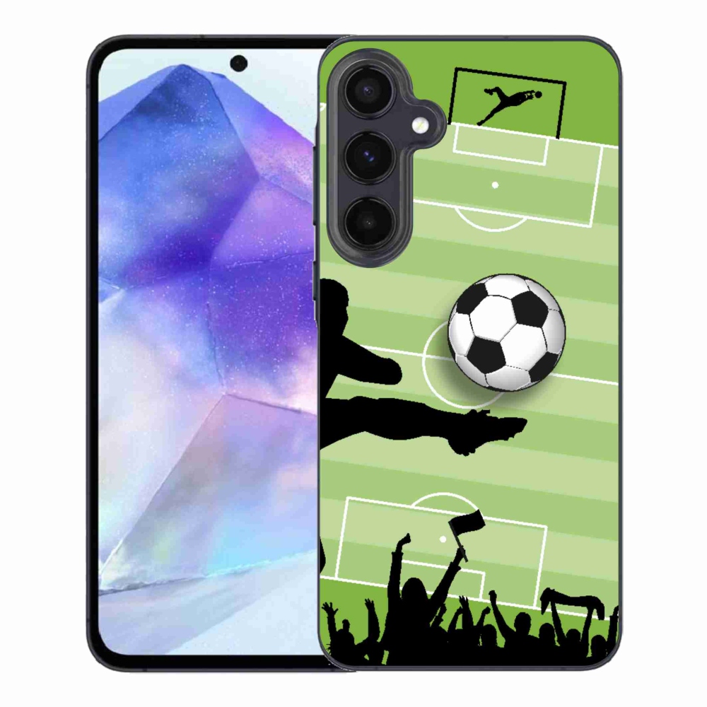 Gelový kryt mmCase na Samsung Galaxy A55 5G - fotbal 3