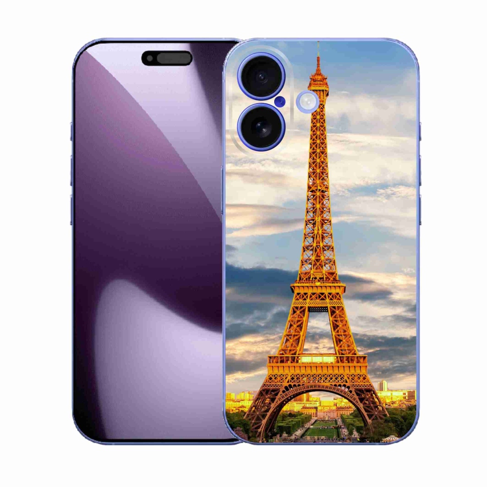 Gelový kryt mmCase na iPhone 17 - eiffelova věž 3