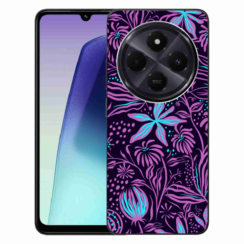 Gelový kryt mmCase na Xiaomi Redmi 14C/Poco C75 - květiny 2