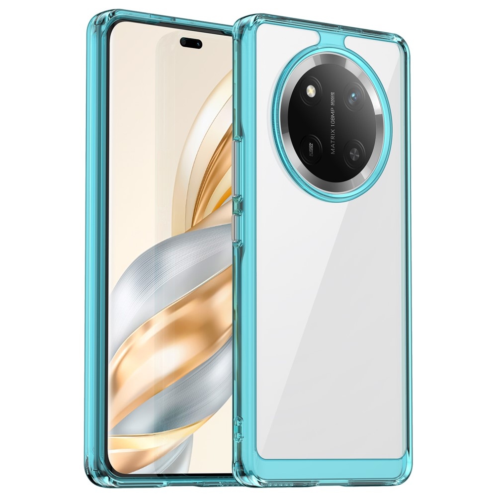 Gelový obal s pevnými zády na Honor Magic 7 Lite 5G - světlemodrý