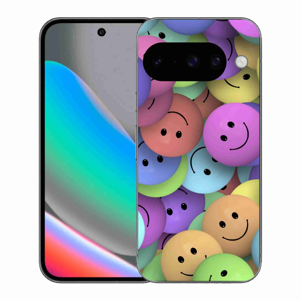 Gelový kryt mmCase na Google Pixel 10 - barevní smajlíci