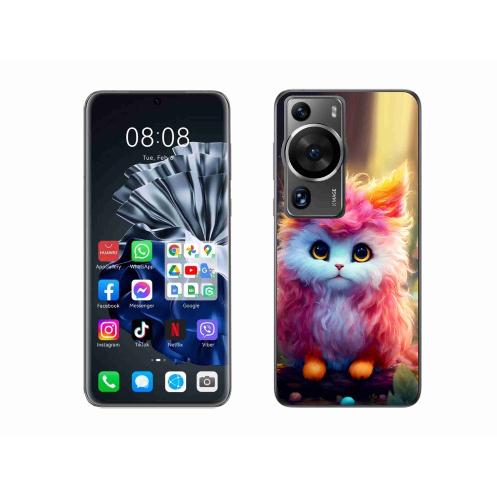 Gelový kryt mmCase na Huawei P60 Pro - roztomilé kotě 5