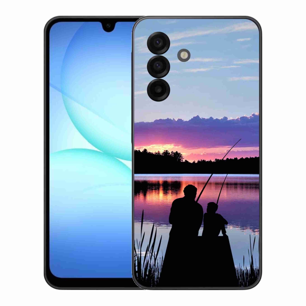 Gelový kryt mmCase na Samsung Galaxy A17 4G/5G - rybaření 2