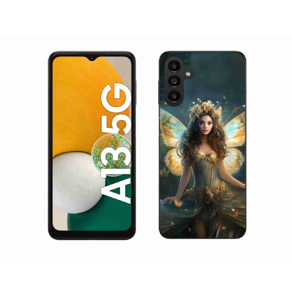 Gelový kryt mmCase na Samsung Galaxy A13 5G - motýlí žena