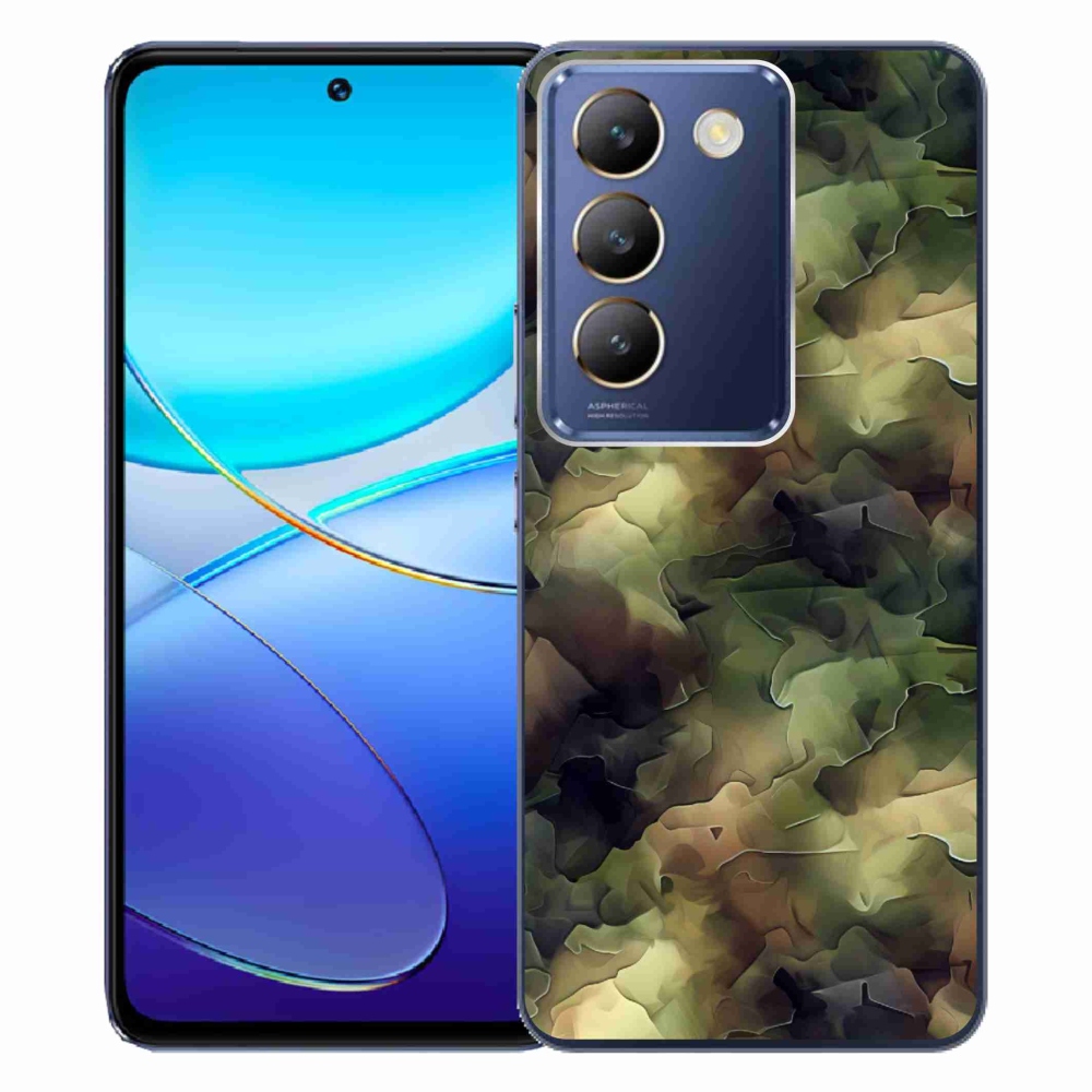 Gelový kryt mmCase na Vivo V40 SE 4G/5G - maskáčový vzor 10