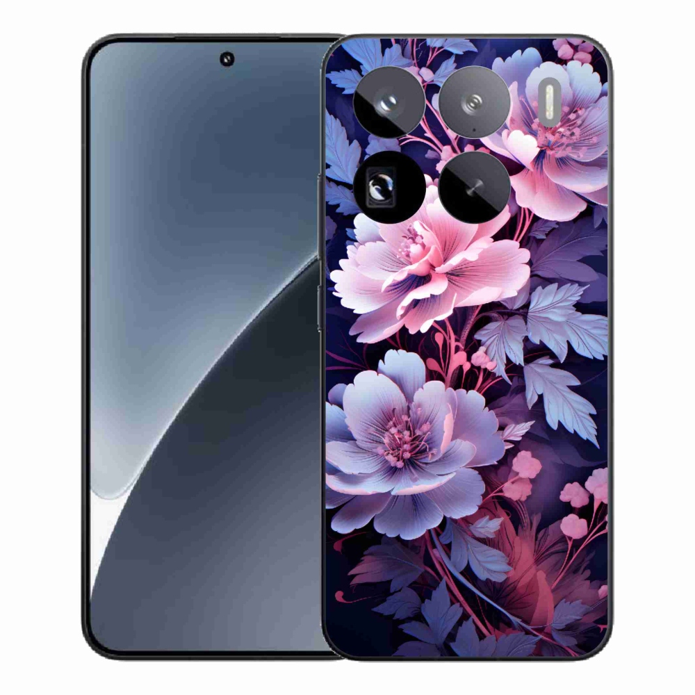 Gelový kryt mmCase na Xiaomi 15 Pro - květiny 11