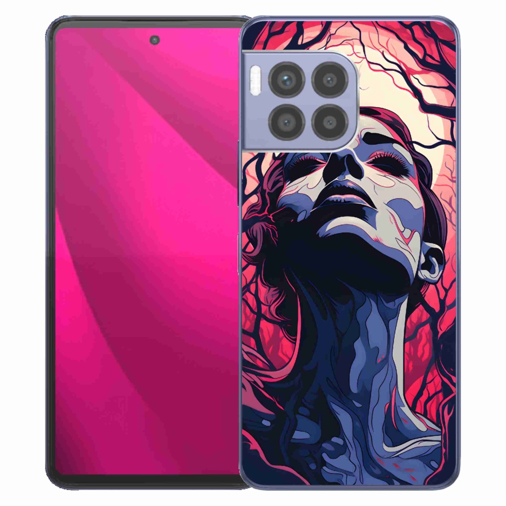 Gelový kryt mmCase na T-Mobile T Phone 2 Pro - abstraktní obličej