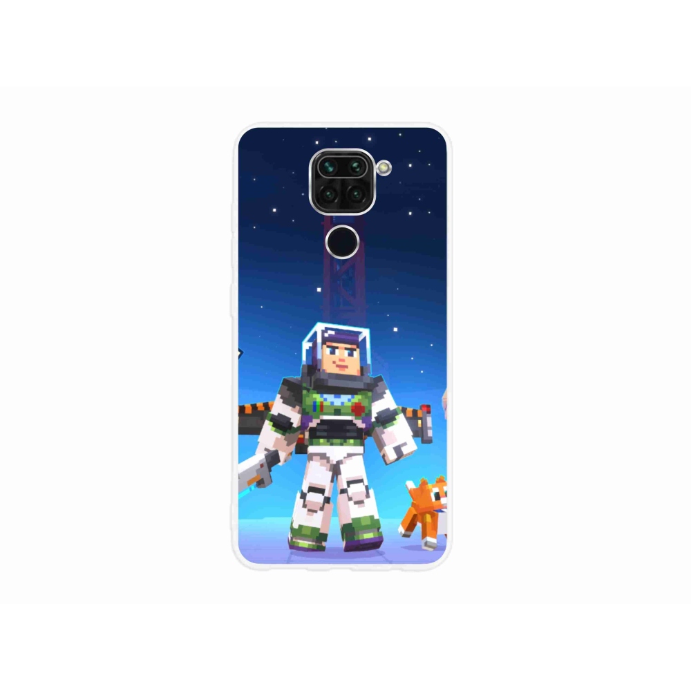 Gelový kryt mmCase na Xiaomi Redmi Note 9 - minecraft 2