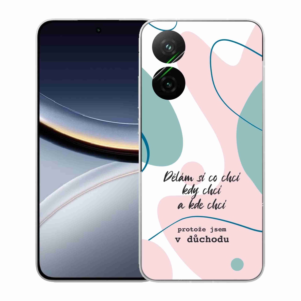 Gelový kryt mmCase na Xiaomi Poco F7 5G - vtipný text 10 bílé pozadí