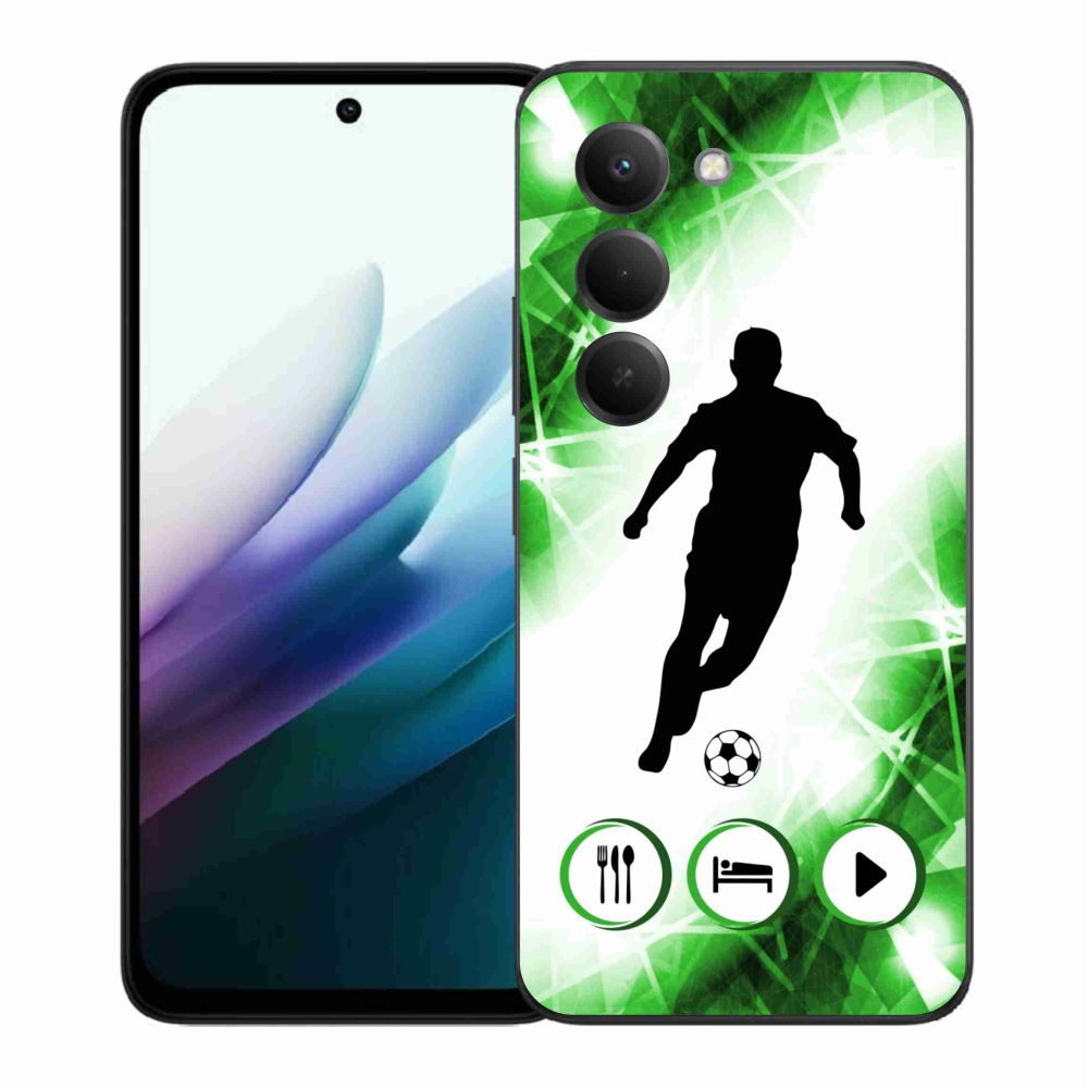 Gelový kryt mmCase na Xiaomi Redmi 15 4G/5G (171mm) - fotbalista