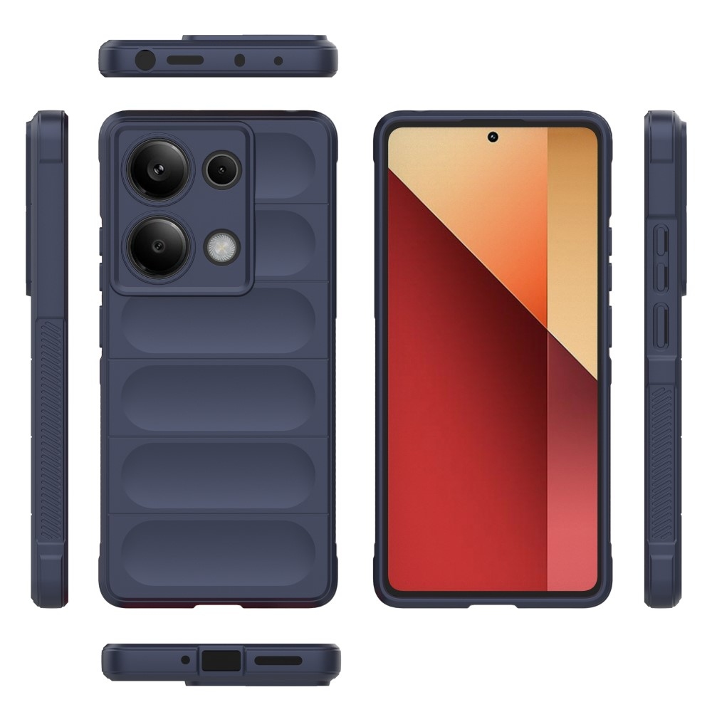 Rugg odolný gelový obal na Xiaomi Redmi Note 13 Pro 4G/Poco M6 Pro - tmavěmodrý