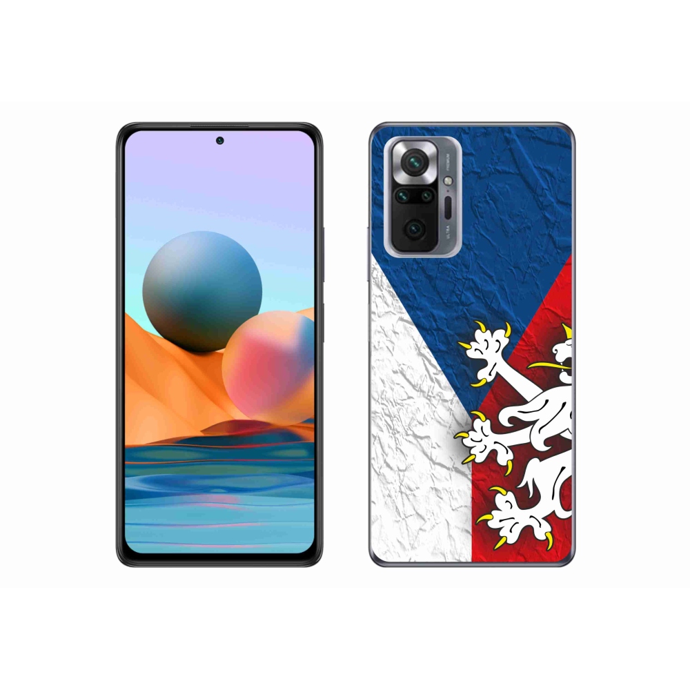 Gelový kryt mmCase na Xiaomi Redmi Note 10 Pro - česká vlajka 1