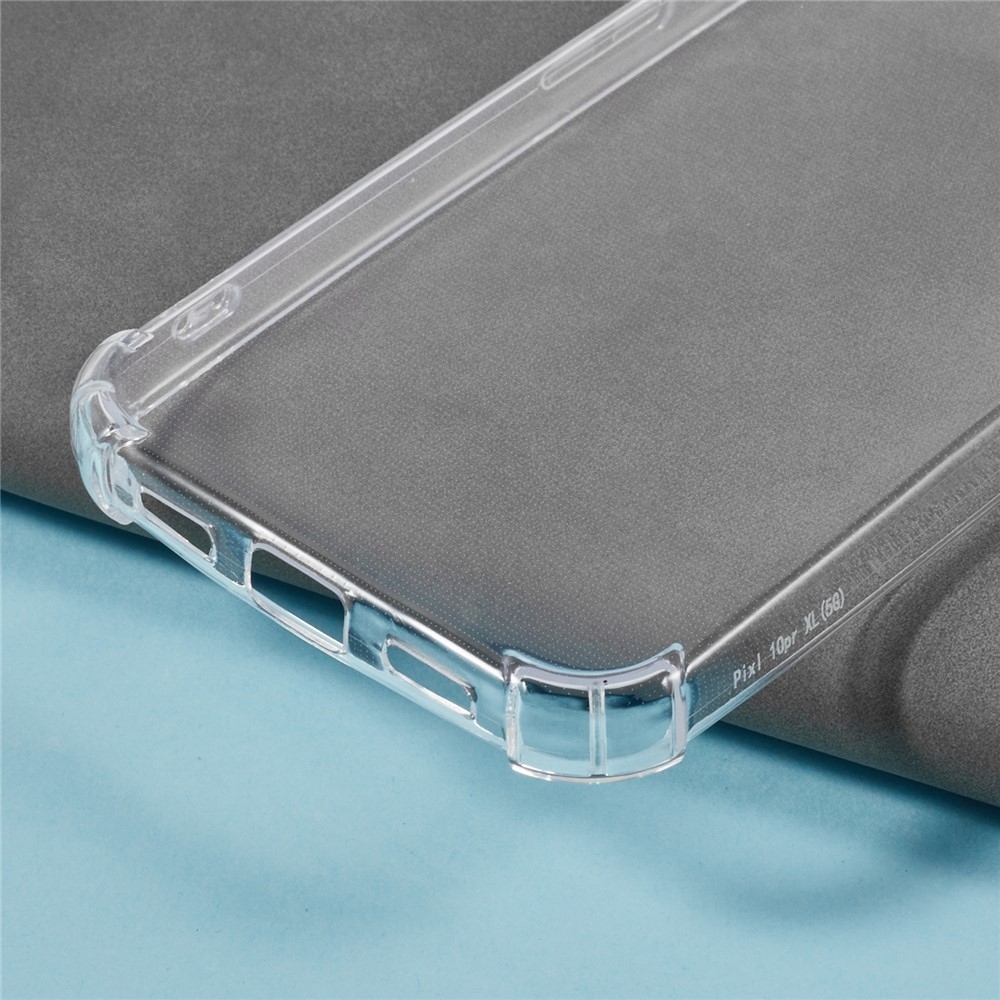 Průhledný gelový obal se zesílenými rohy na Google Pixel 10 Pro XL