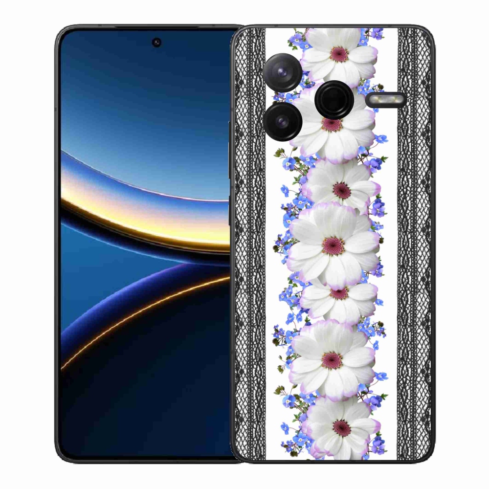Gelový kryt mmCase na Xiaomi Poco F7 Pro - květiny 8