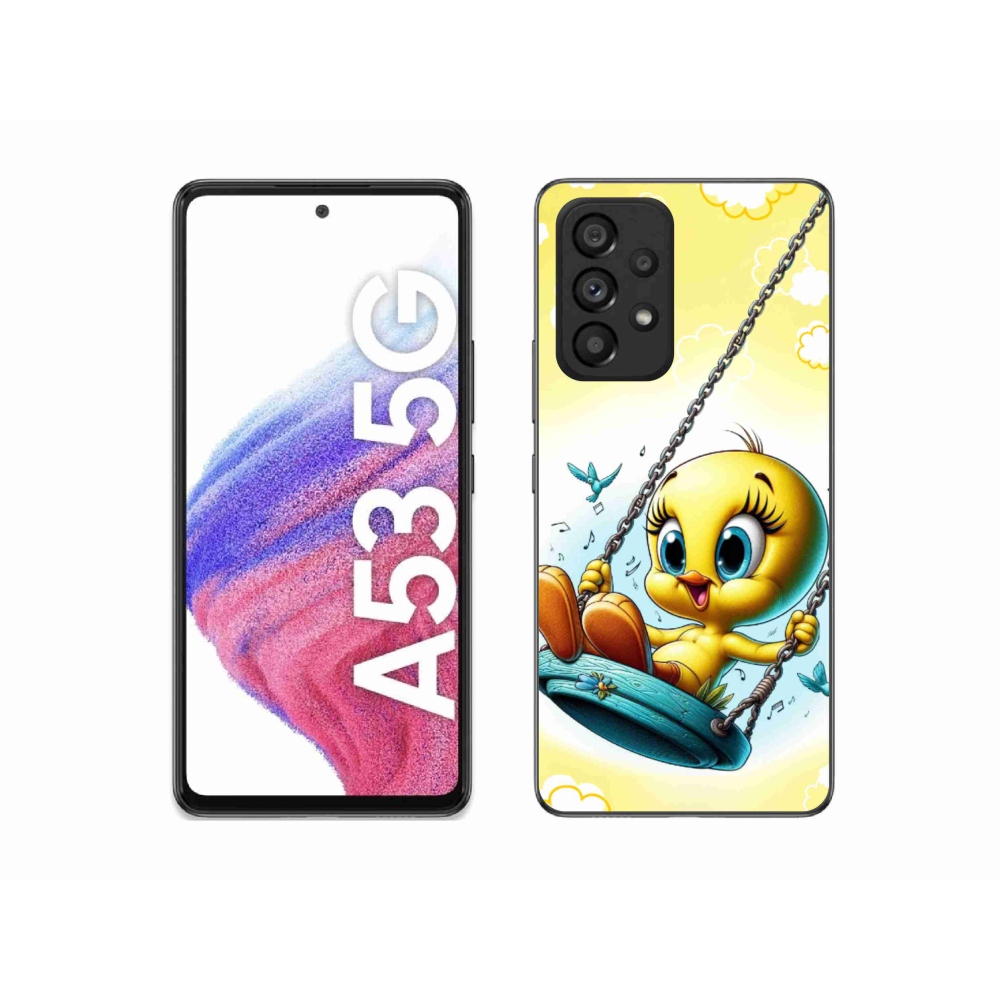 Gelový kryt mmCase na Samsung Galaxy A53 5G - tweety
